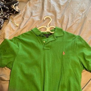 Bright green ralph lauren polo